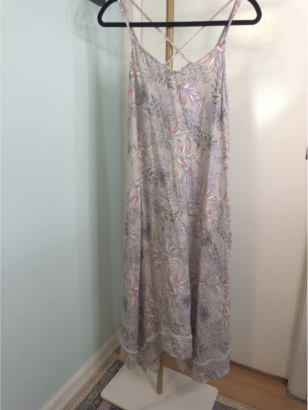 Cynthia Rowley Handkerchief Hem Midi